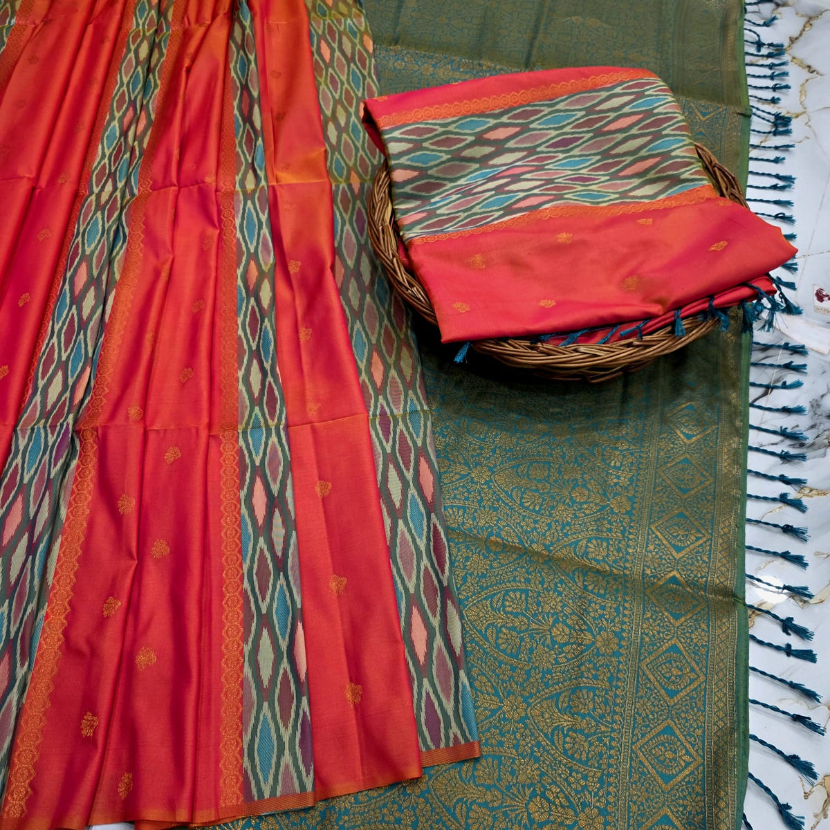 Premium Pochampally Silk Saree