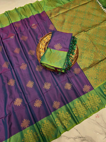 Premium Kolam Silk Saree