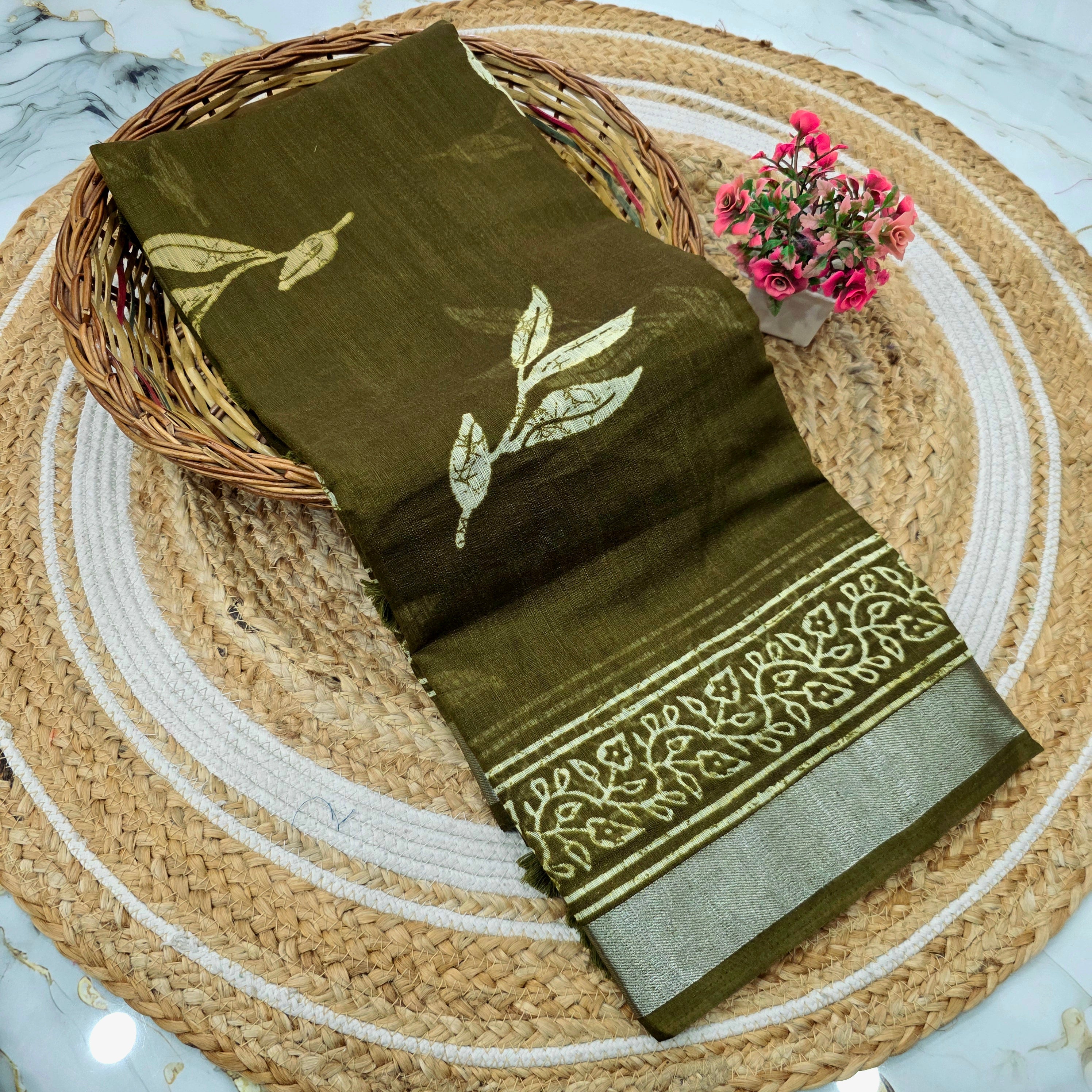 Siddhanth Branded Cotton Saree