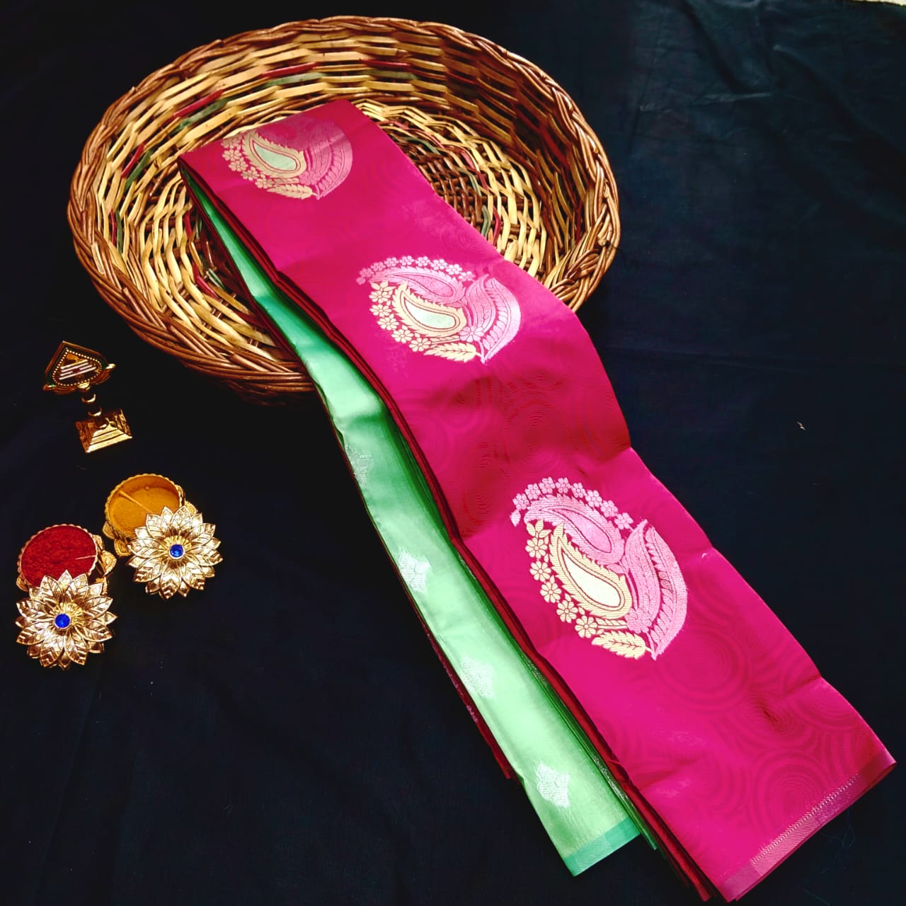 MuthuNila Soft Silk Saree