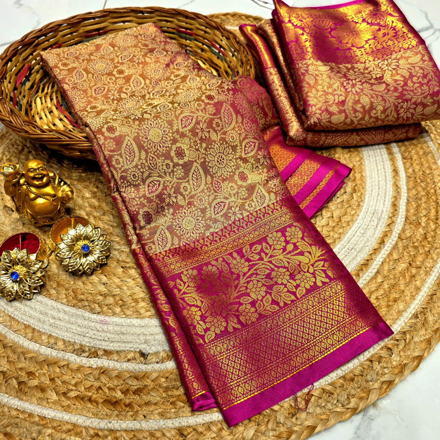 One Gram Gold Saree