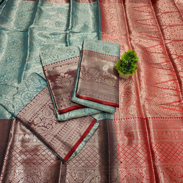 One Gram Silver Saree