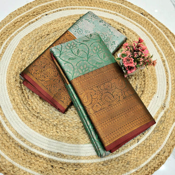 One gram Tissue Silk Saree ( Same colour only Dispatch )
