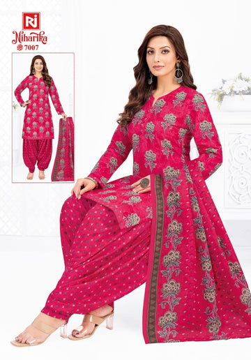 Printed Patiyala Kurti Set
