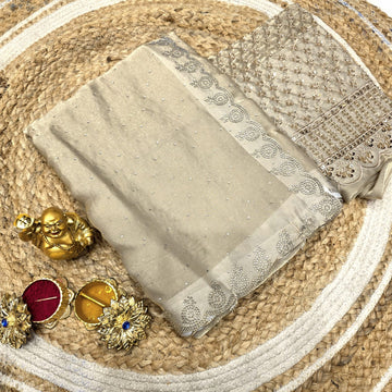 Space Silk Party Wear Saree