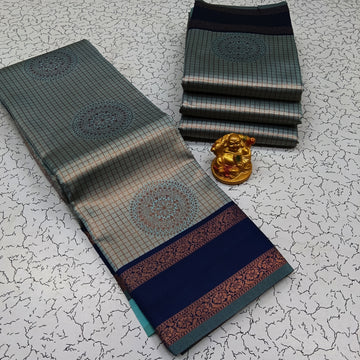 Kubera Fancy Checked Sarees