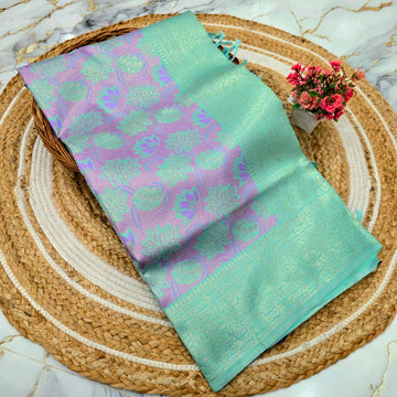 Blossom Weave Silk Saree ( Same Colour only dispatch )