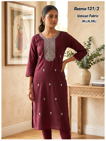 Premium Vetican Fabric Kurti