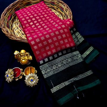 Foil Work Saree