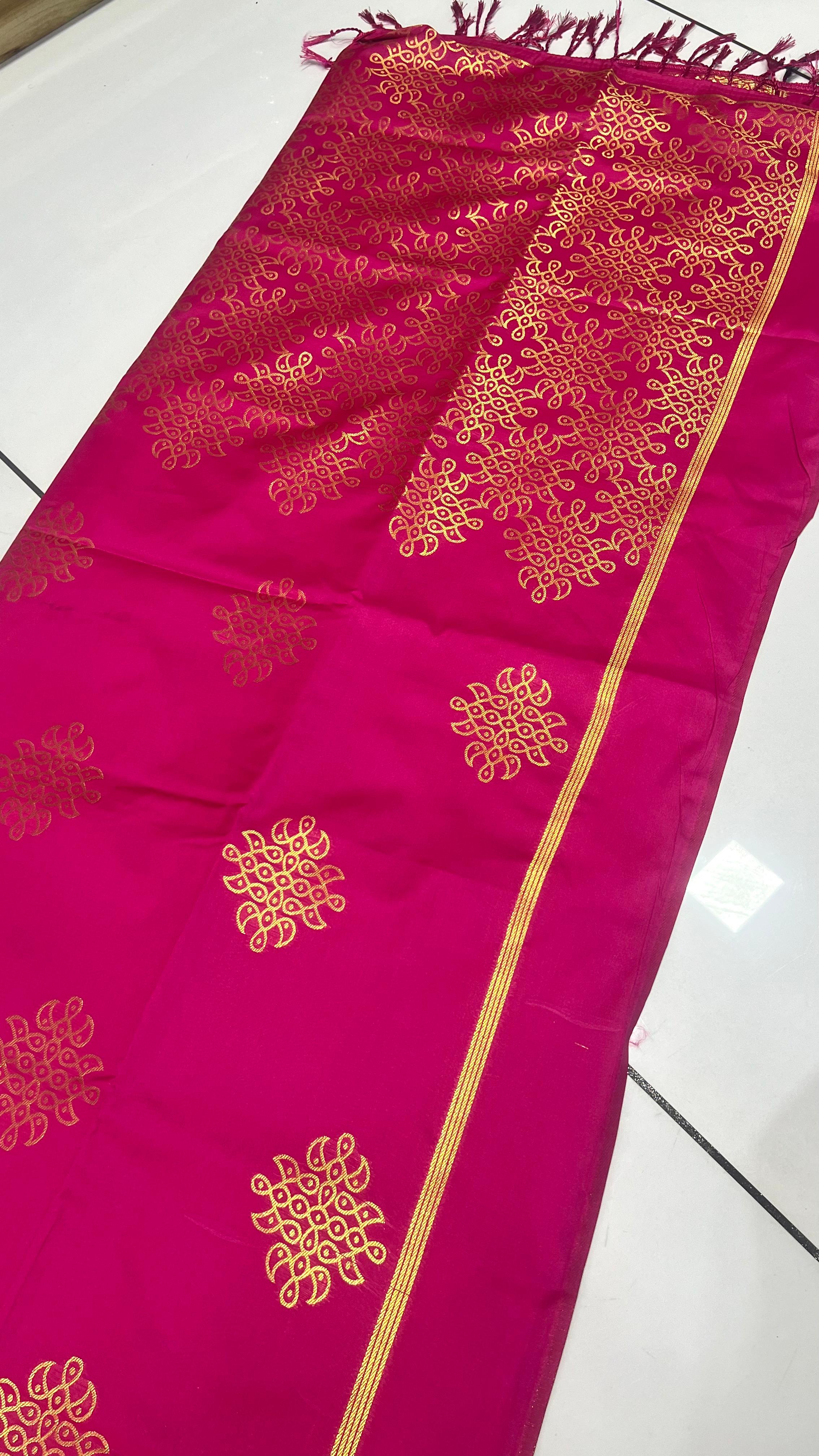 Premium kolam Silk Saree
