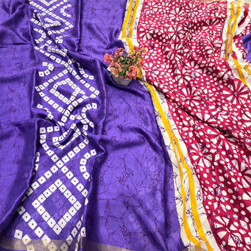 Elegant Floral Linen Cotton Saree