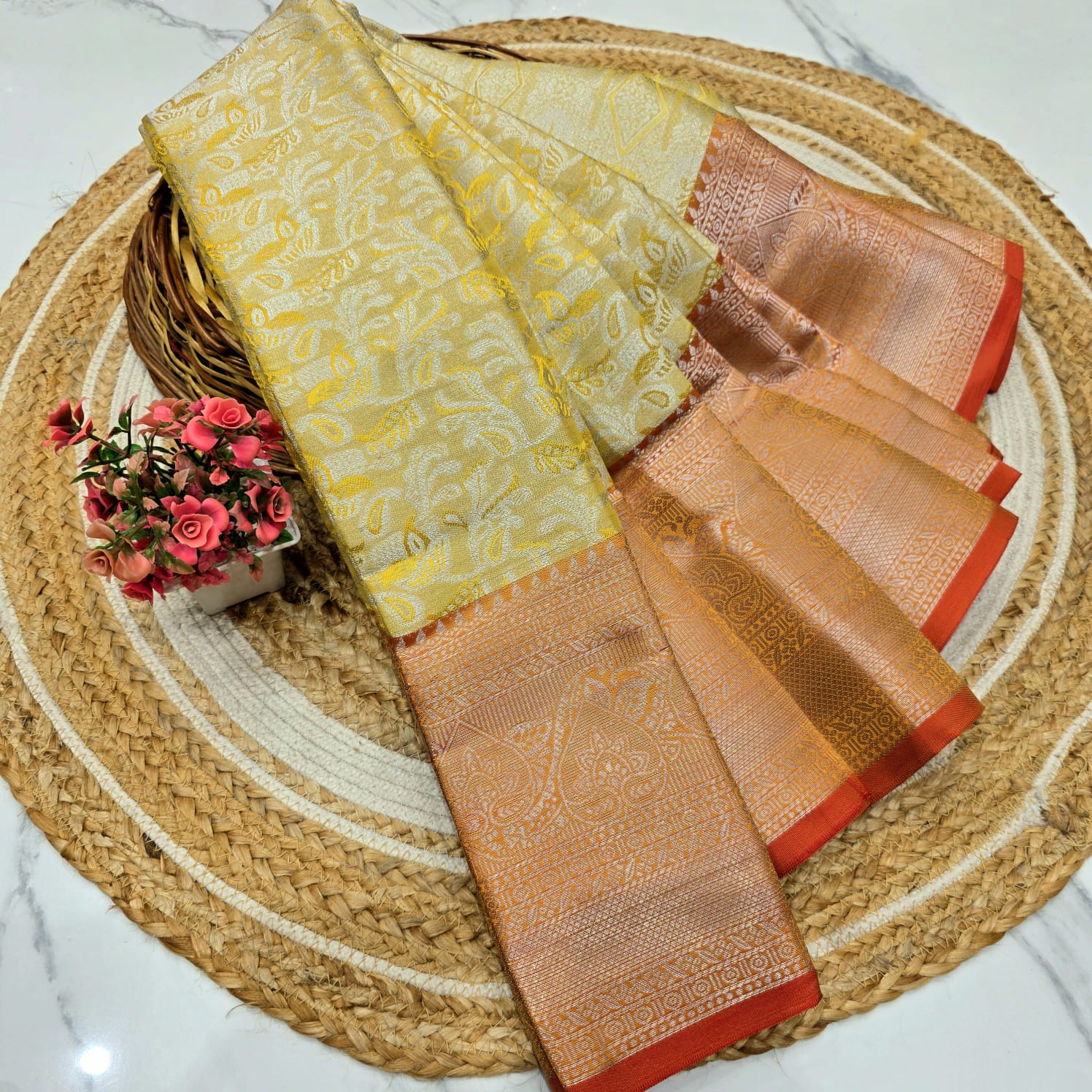 50 % Offer Tissue Silk Saree