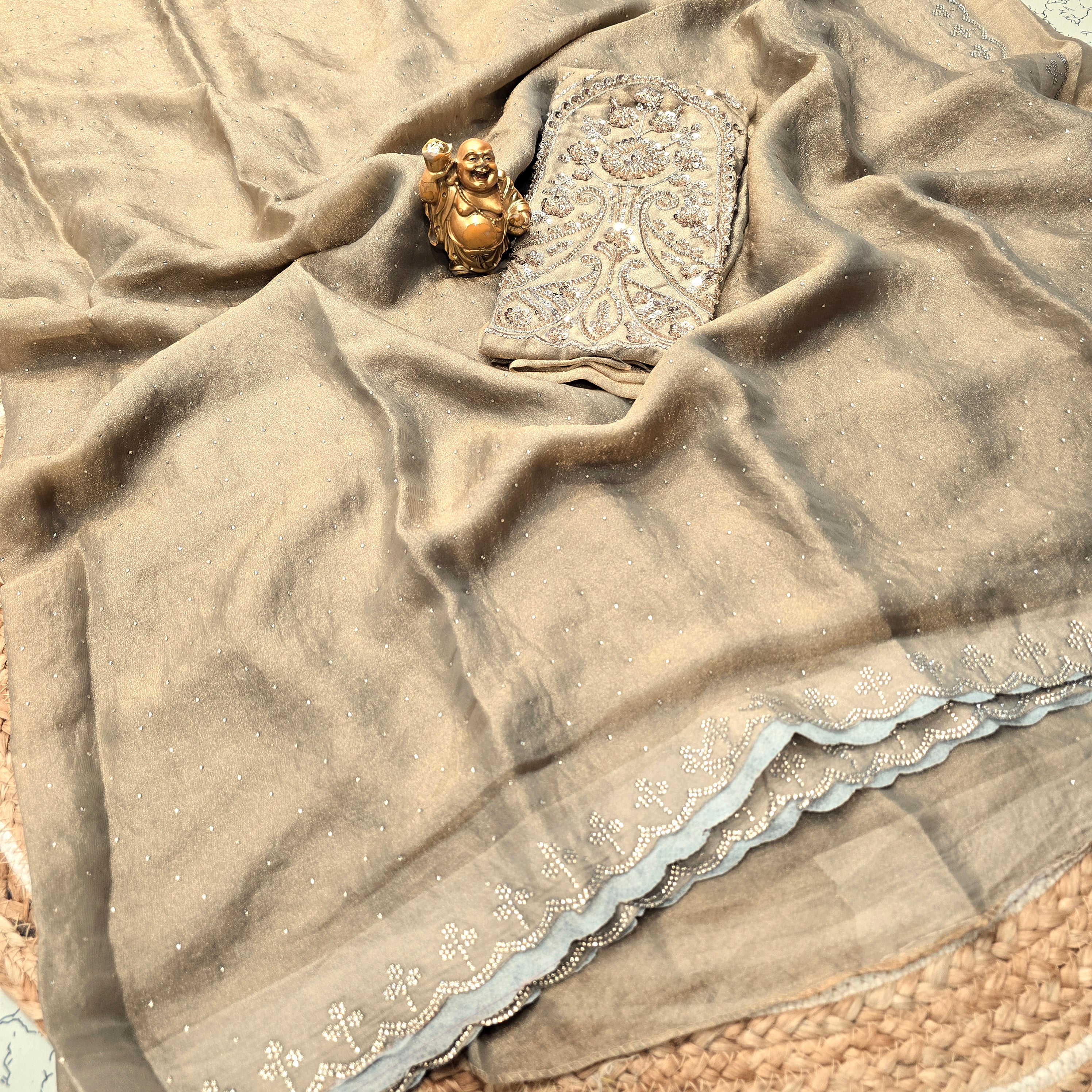 Space Silk Party Wear Saree