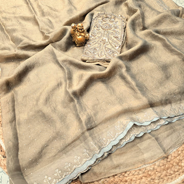Space Silk Party Wear Saree