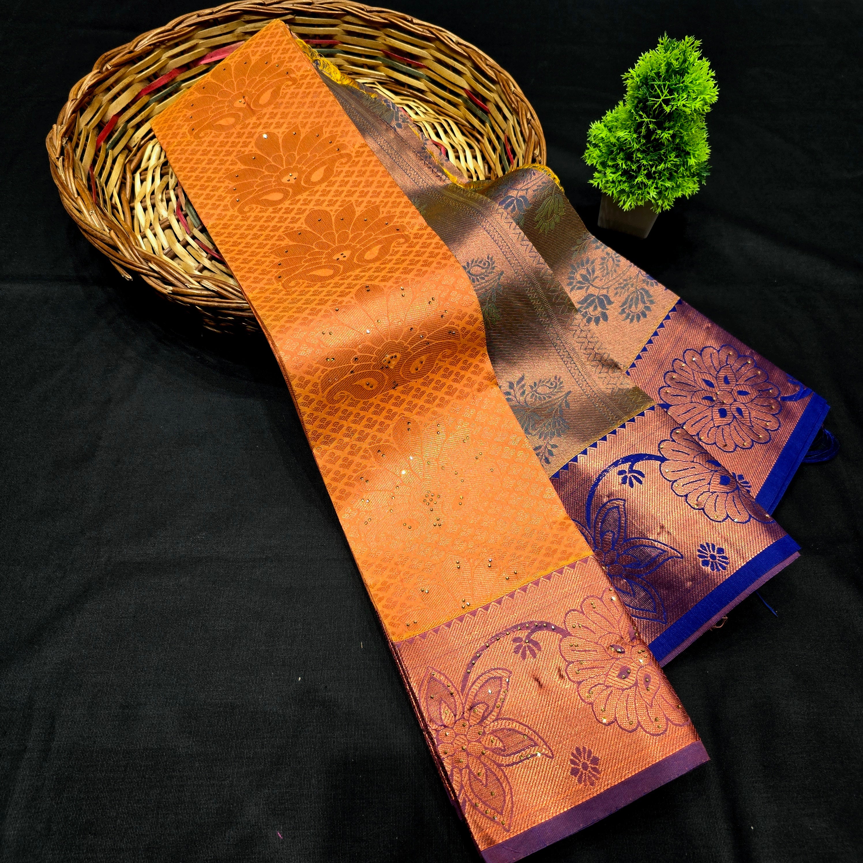 All Self Bridal Saree