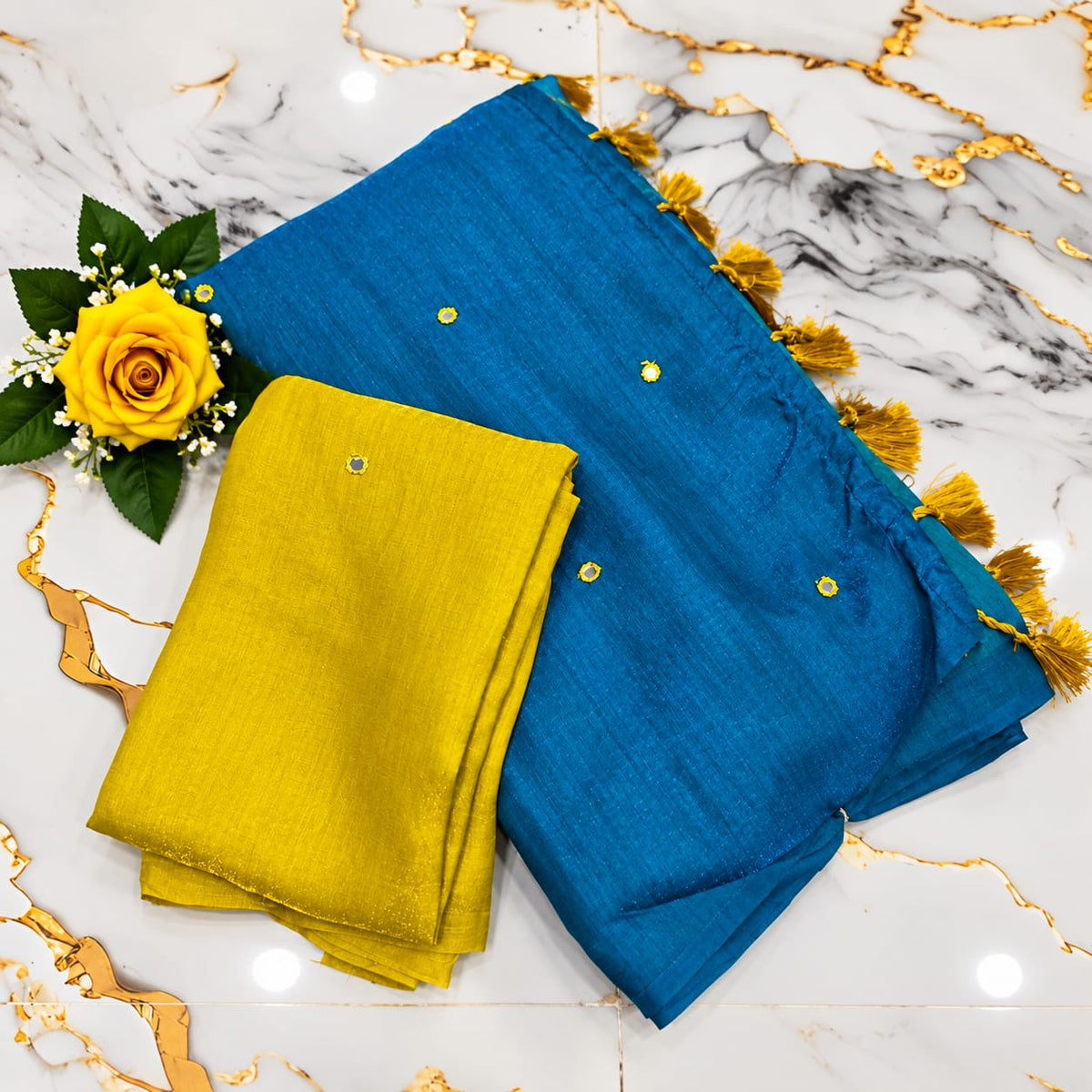 Trending Online Mirror Silk Saree