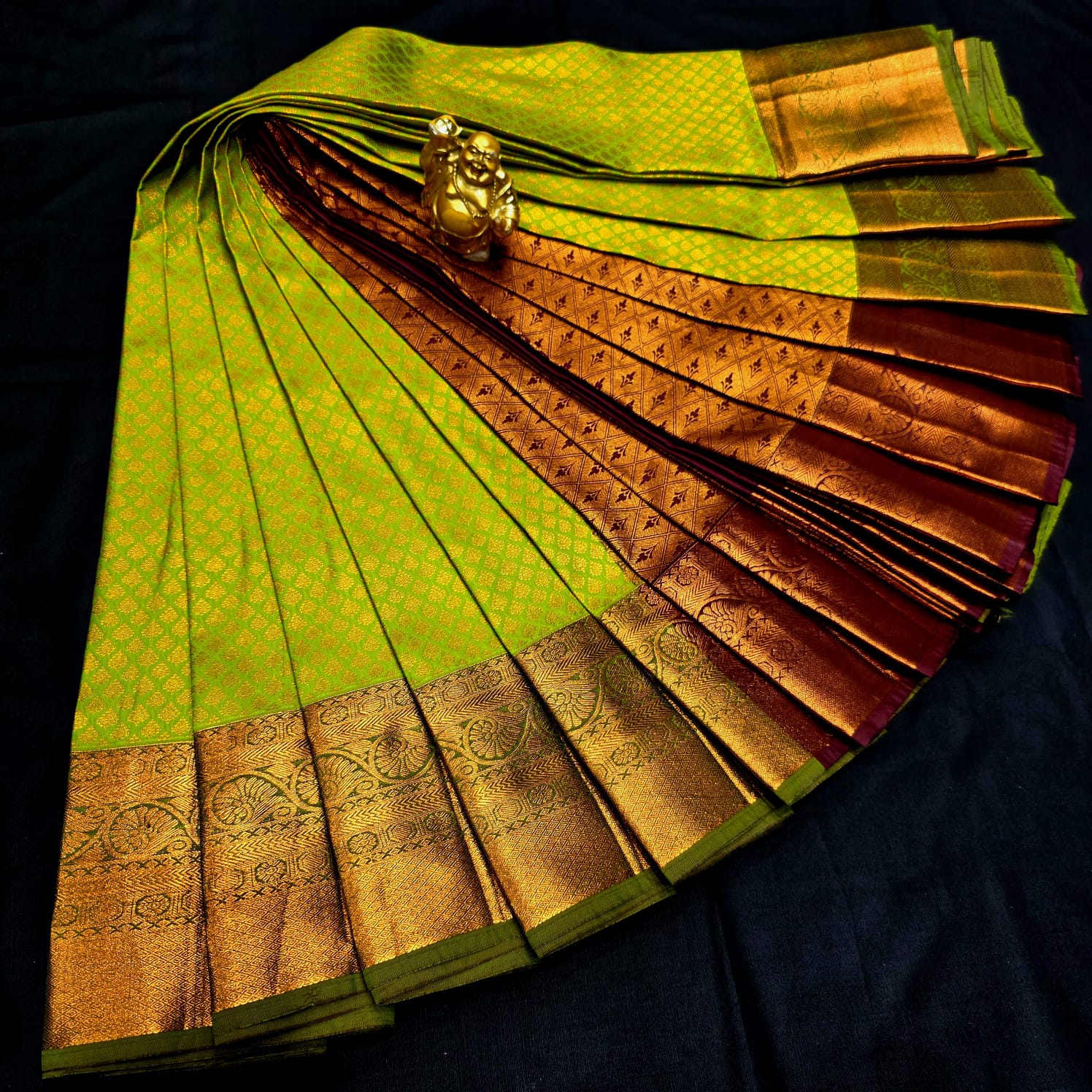 All Self Bridal Saree