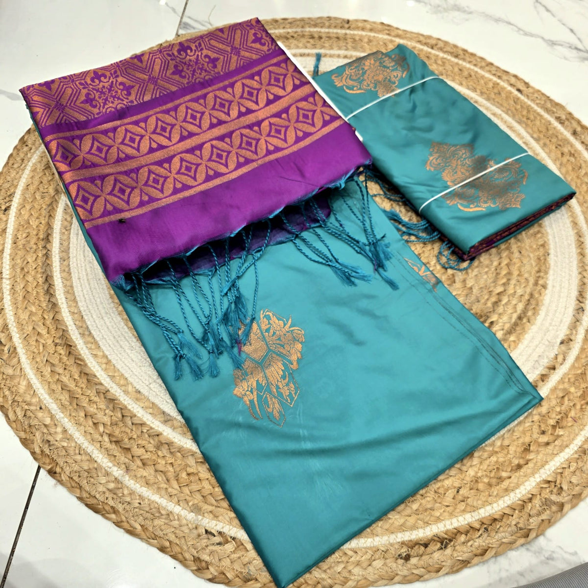 Luxury Soft Silk Saree ( Same Colour Only Dispatch )