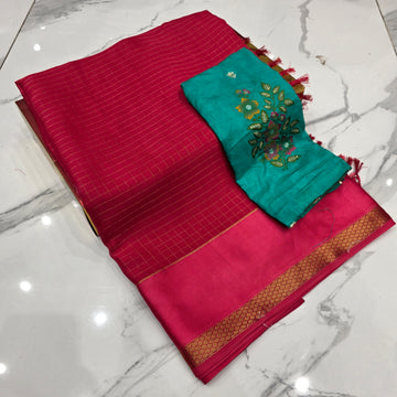 Georgette blouse work Saree