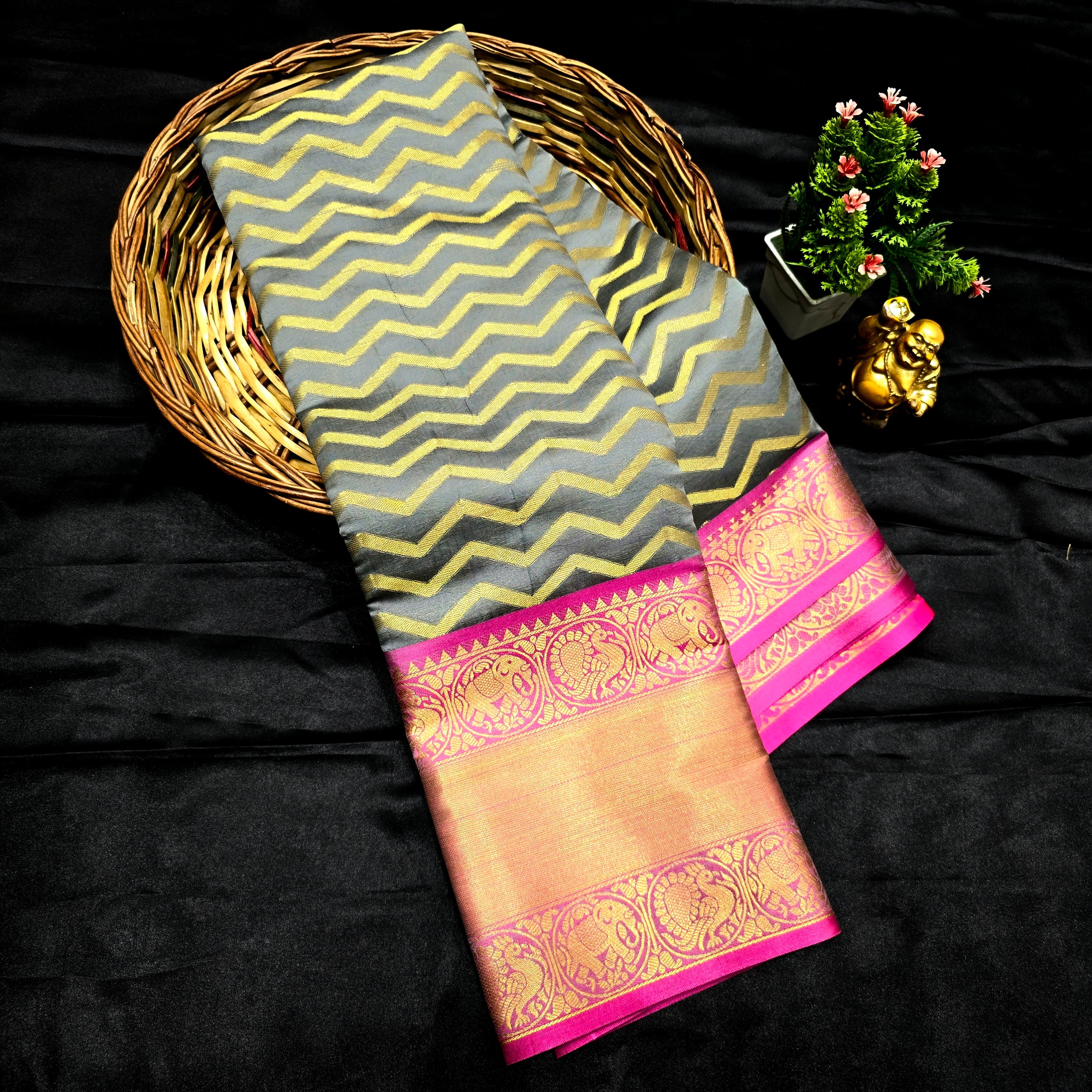 Tissue Bridal Saree