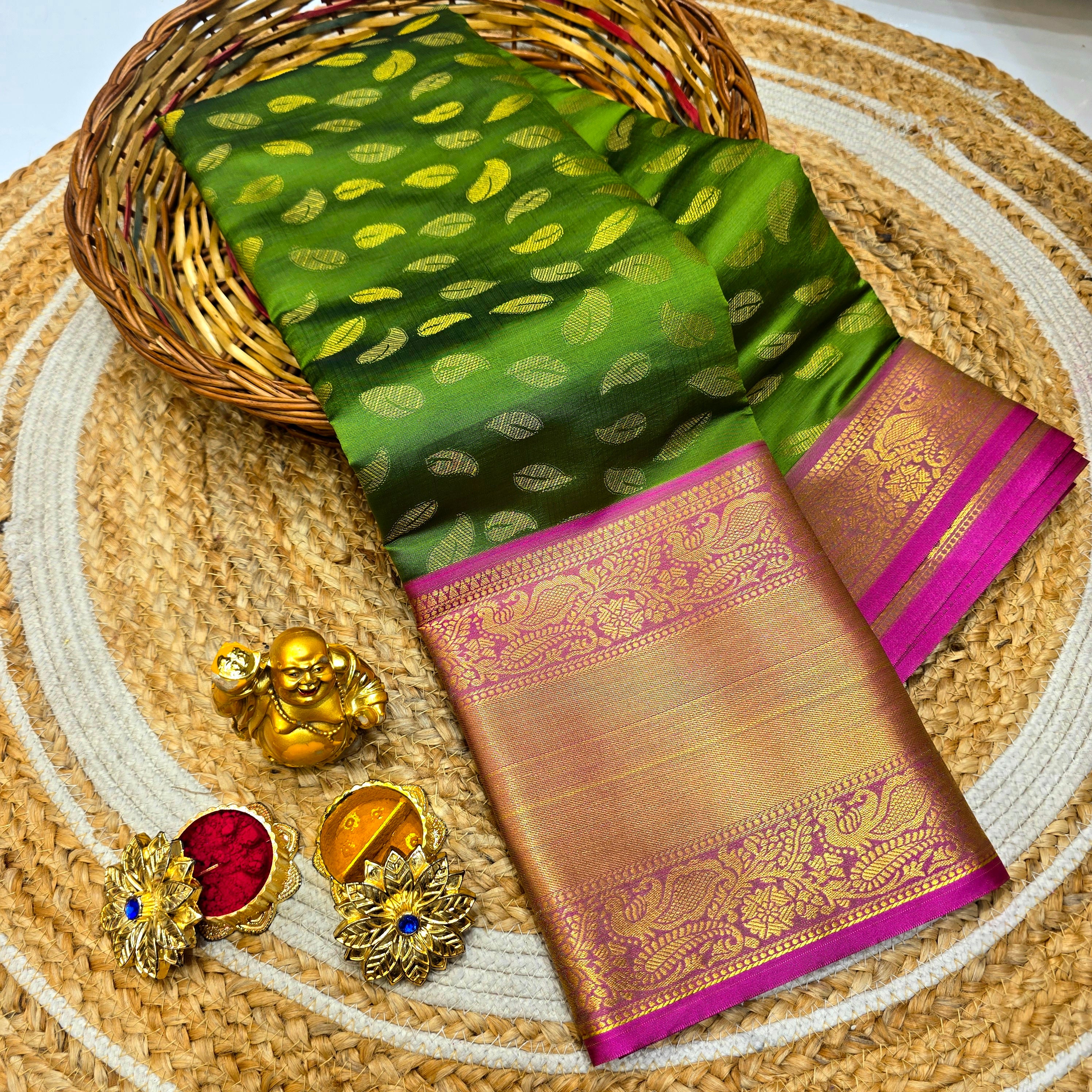 Tissue Bridal Saree