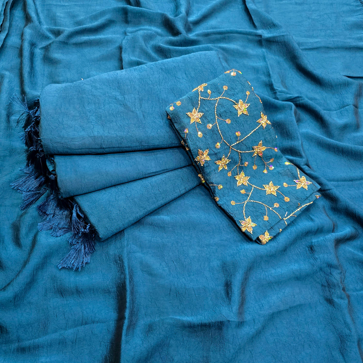 Diwali Special Crush Silk Saree