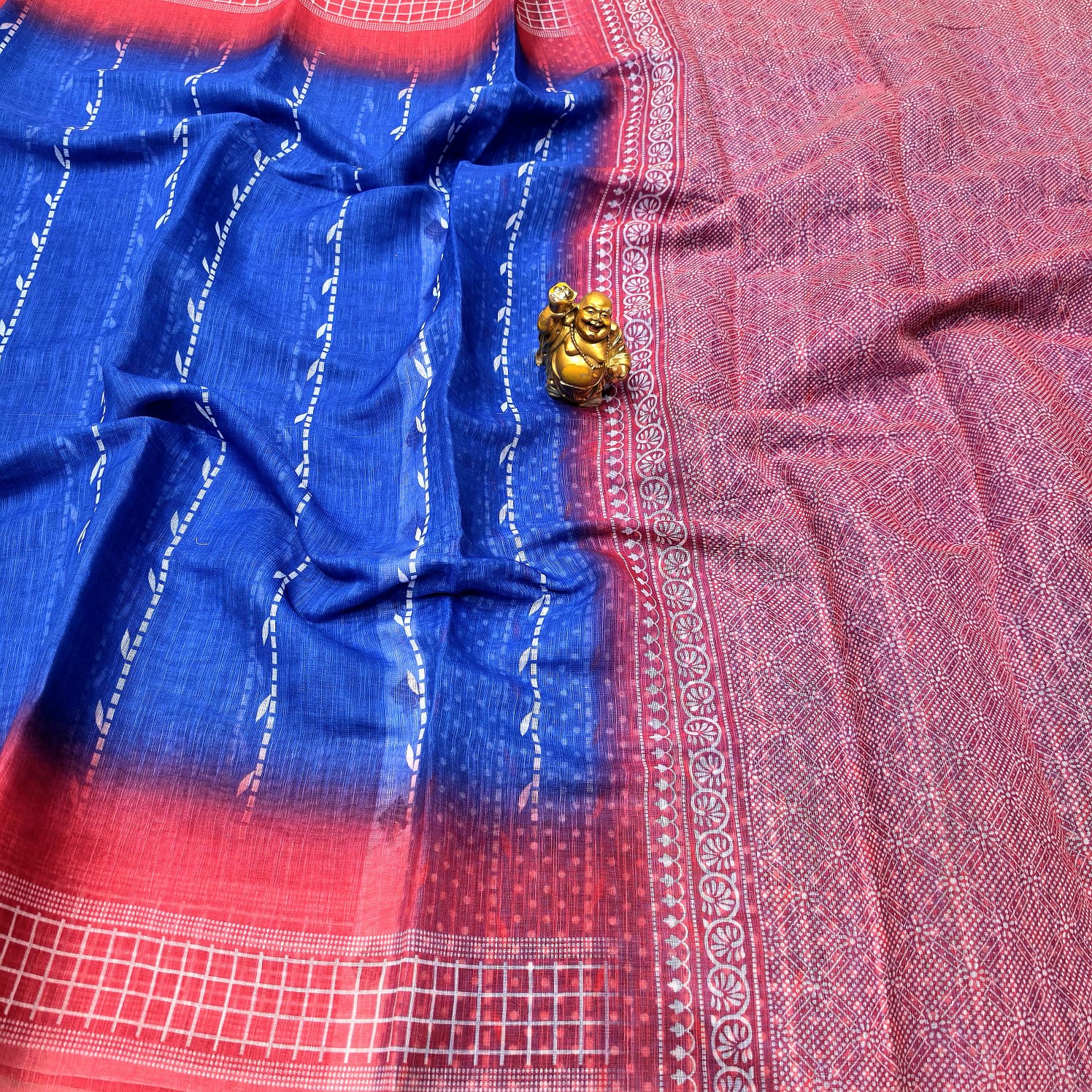 Elegant Printed Cotton Saree