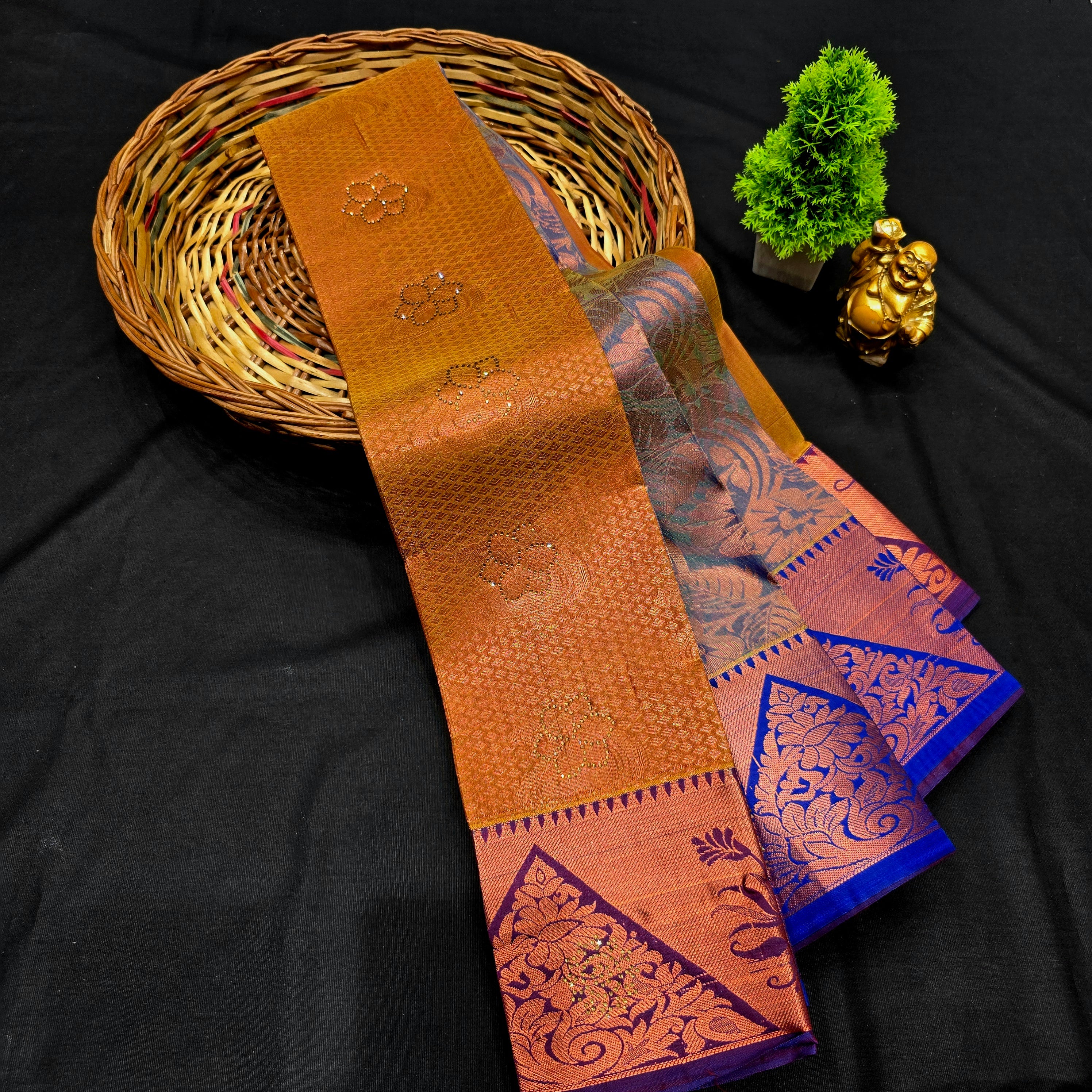 All Self Bridal Saree