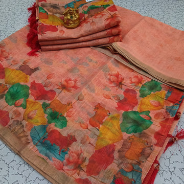Trending Linen Offer Sarees