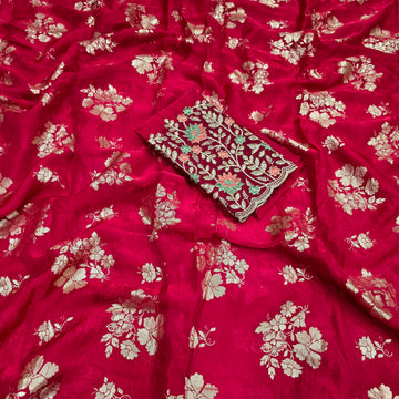 Majestic Fancy Zari Silk Saree ( Same Colour only dispatch )