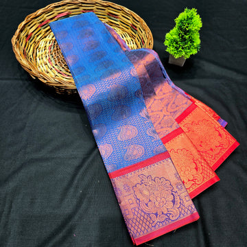 All self Bridal Saree (without Stone)