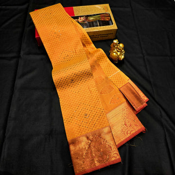 All Self Bridal Saree