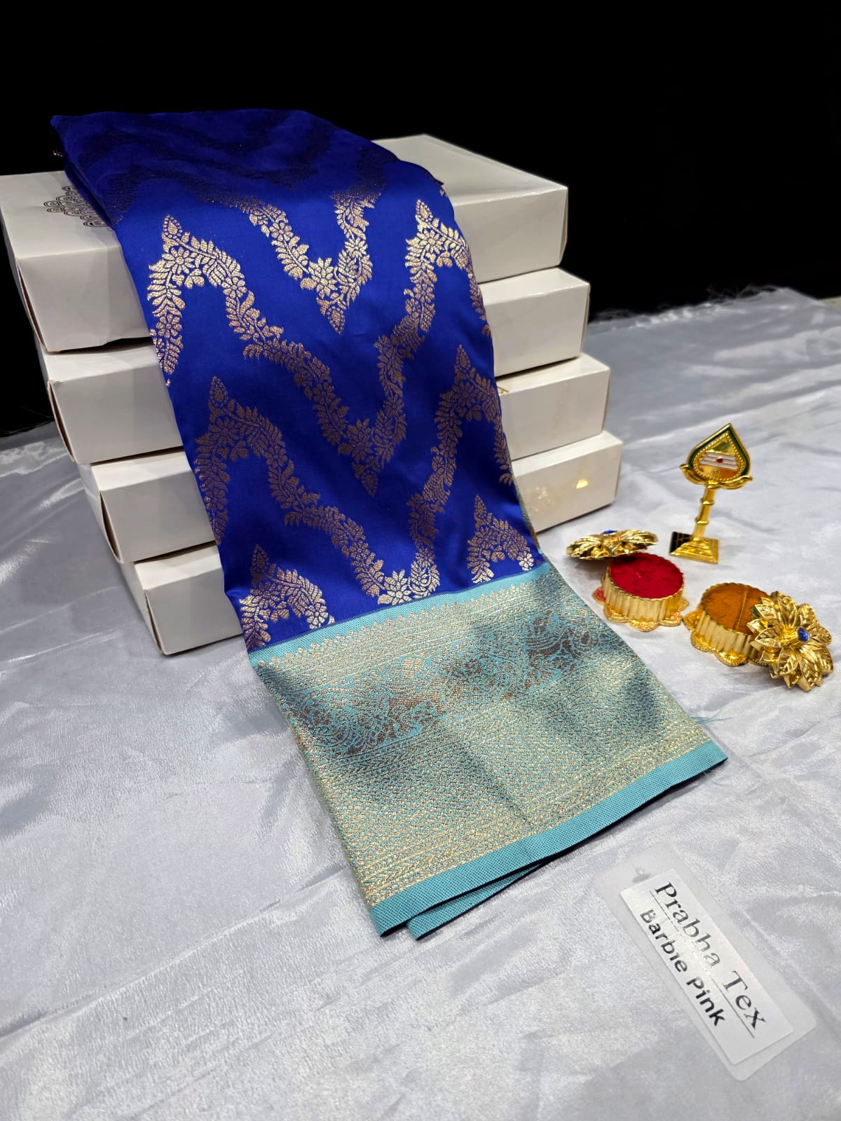 Own Production Kanchi Soft Trending - Royal Blue
