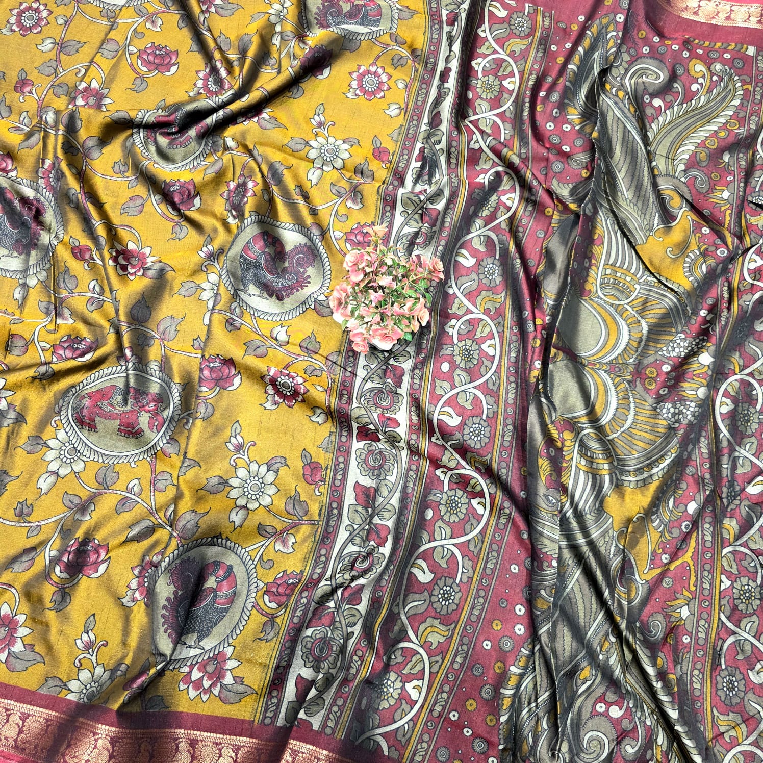 Narayani Kalamkari Silk Saree