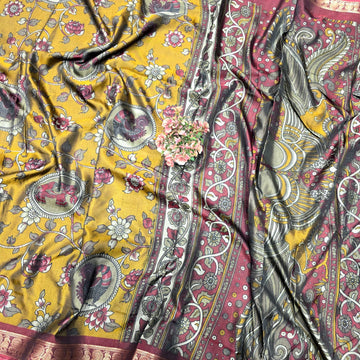 Narayani Kalamkari Silk Saree