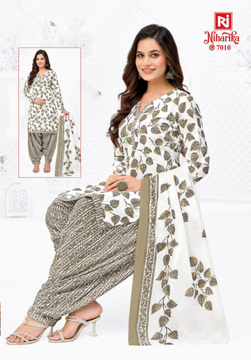 Printed Patiyala Kurti Set