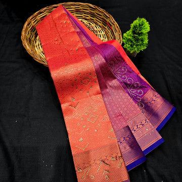 All Self Bridal Saree