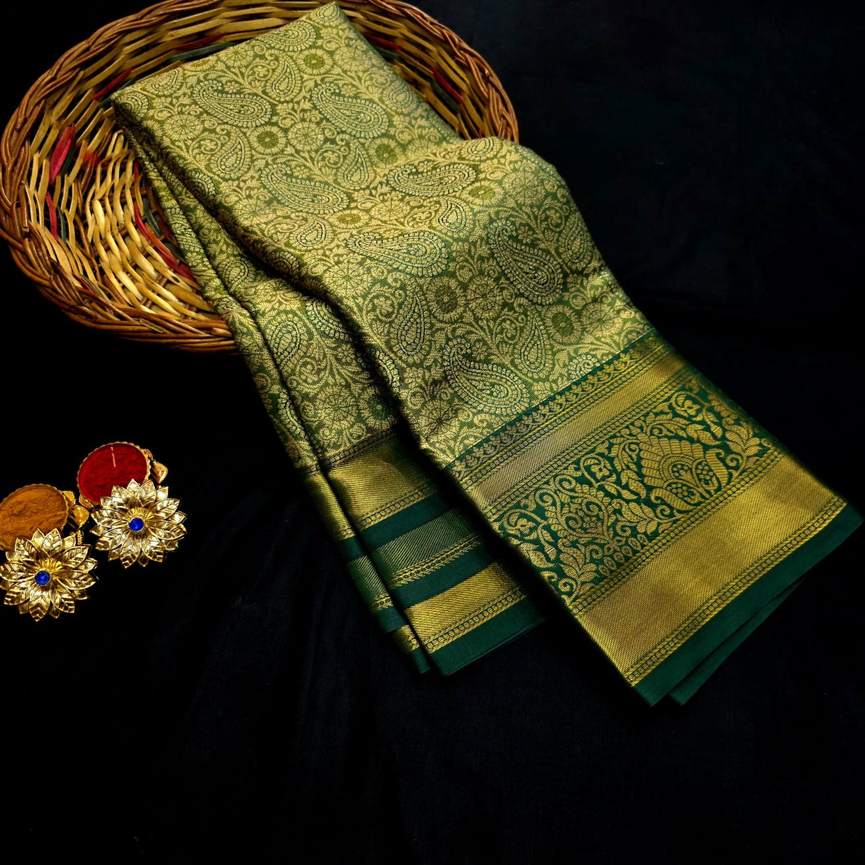 One Gram Gold Saree ( same colour only dispatch )