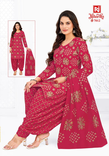 Printed Patiyala Kurti Set