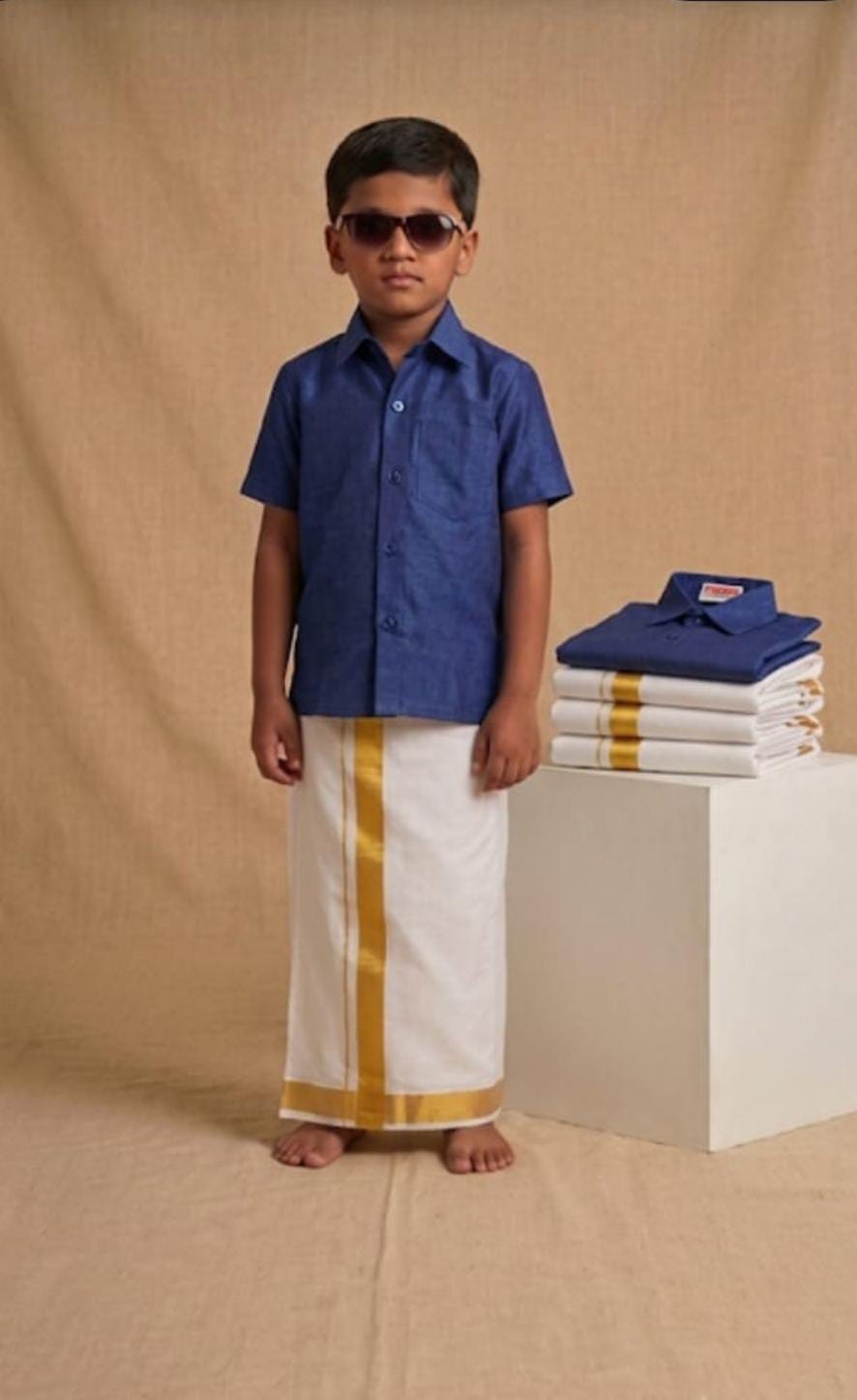 Children Vesti Shirt Set