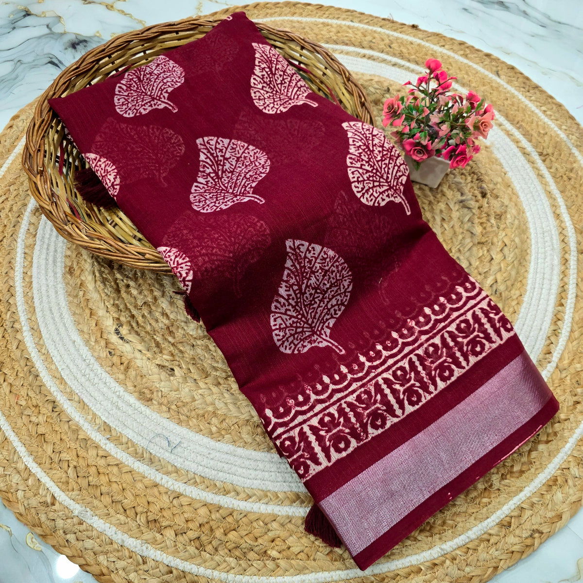 Siddhanth Branded Cotton Saree