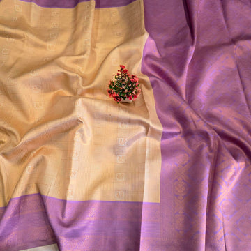 Zari Woven Contrast Border Silk Saree