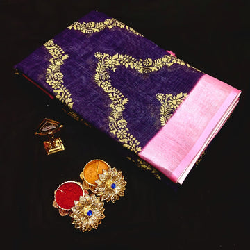 Neckless digital Print Saree