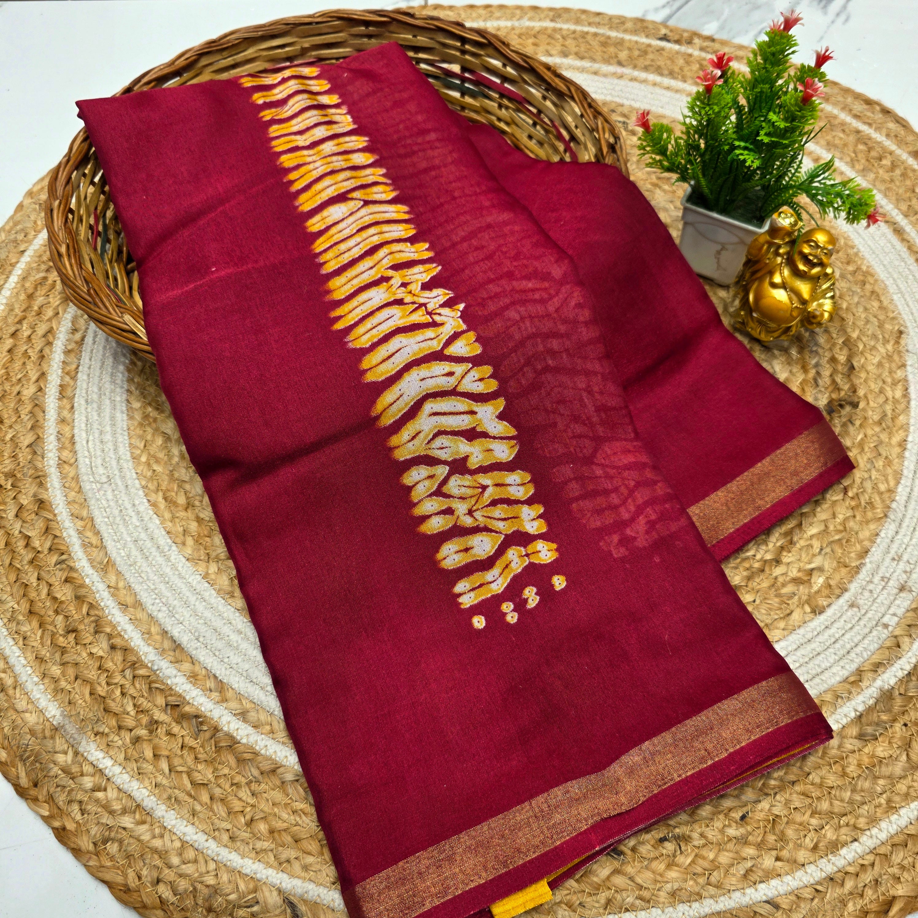 Malmal Silk Cotton Saree