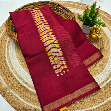 Malmal Silk Cotton Saree