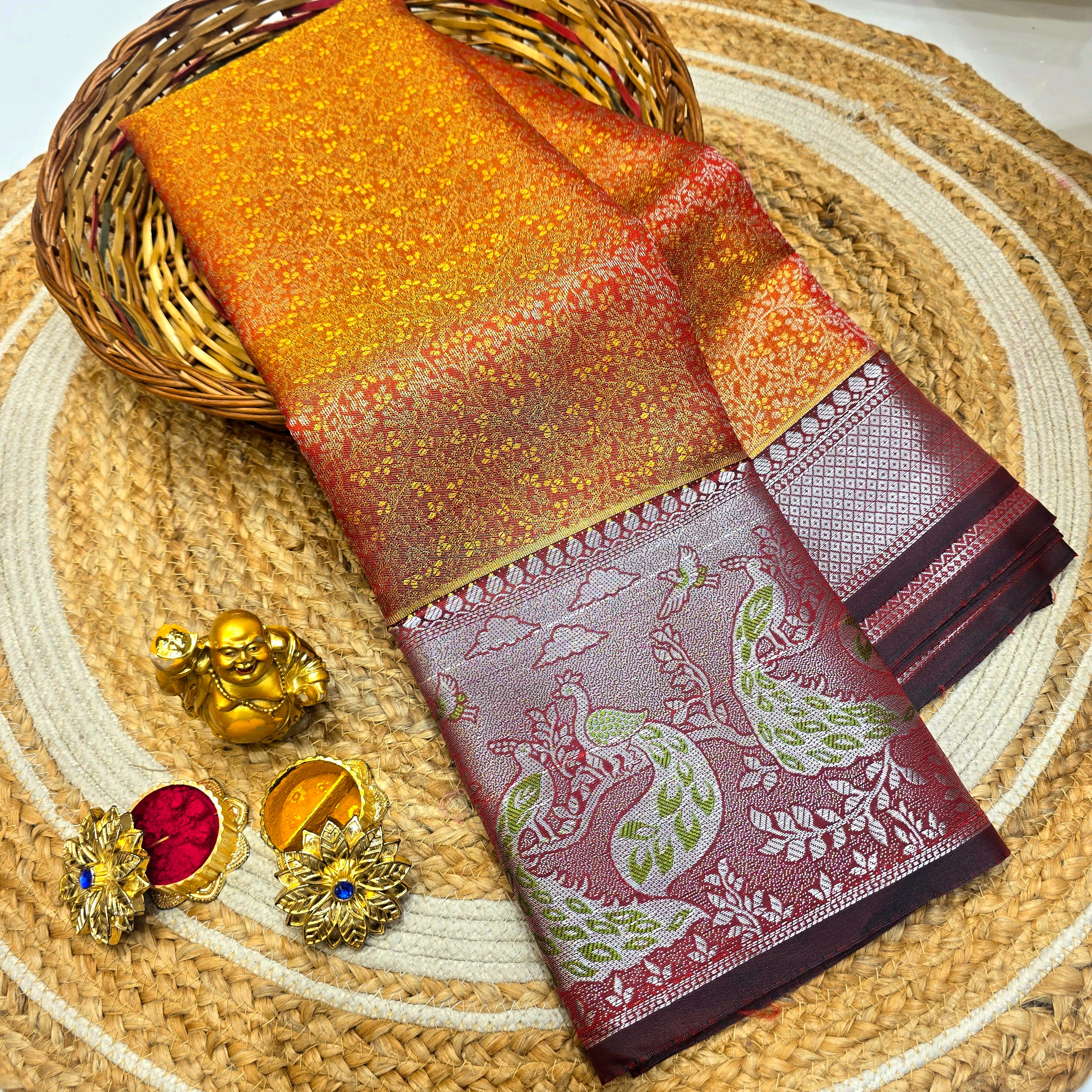 Tissue Bridal Saree