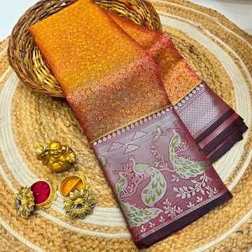 Tissue Bridal Saree