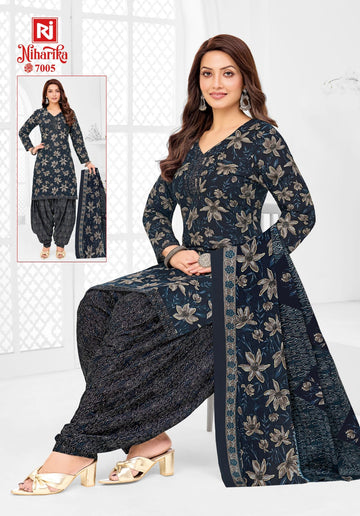 Printed Patiyala Kurti Set