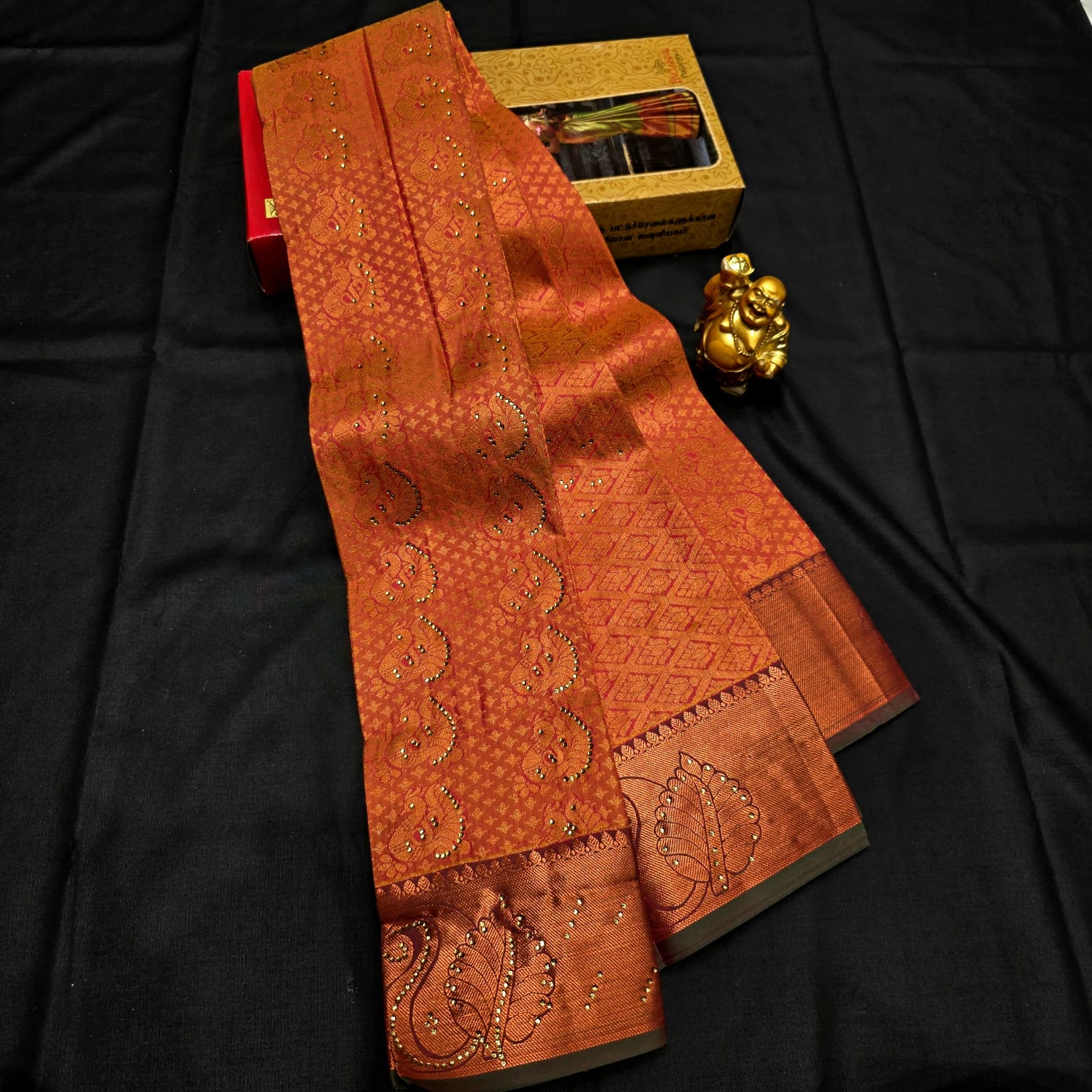 All Self Bridal Saree