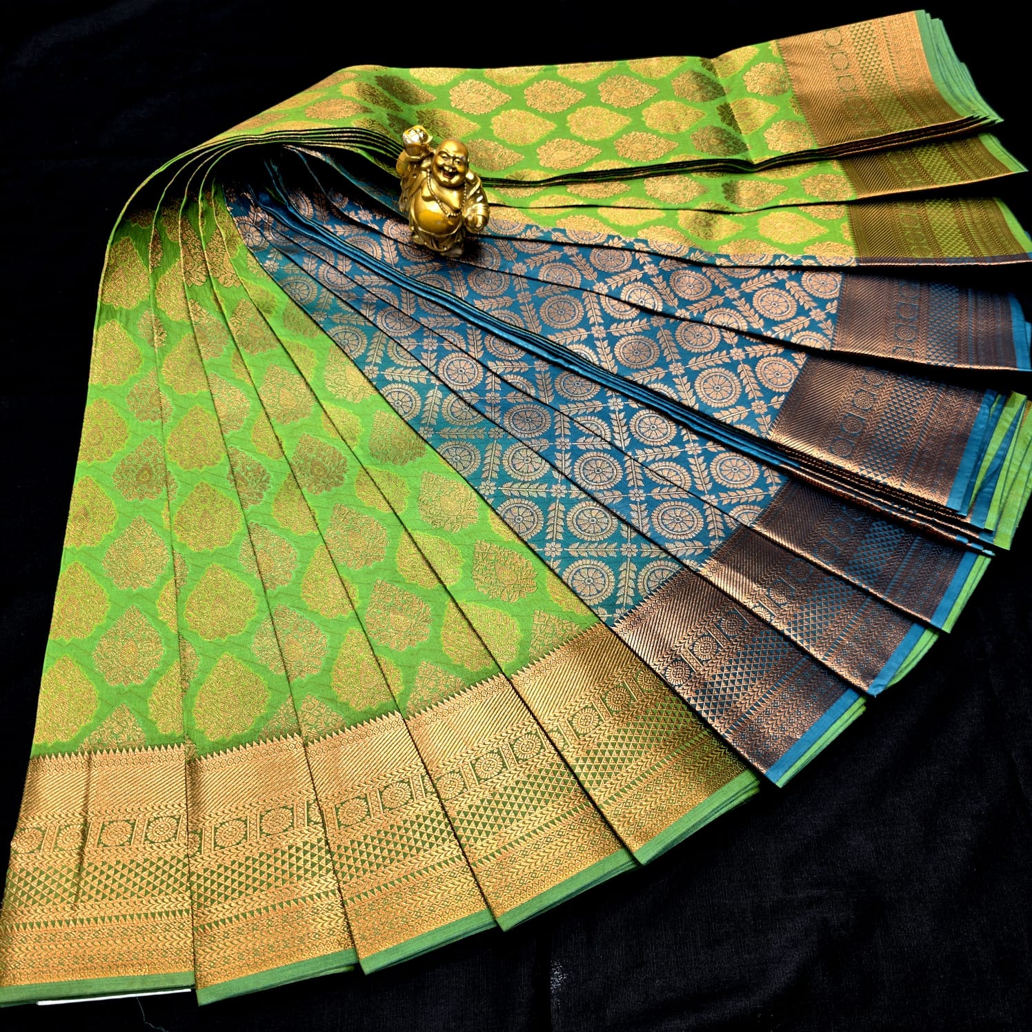 All Self Bridal Saree